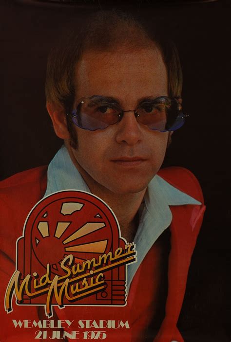 vintage elton john poster|More.